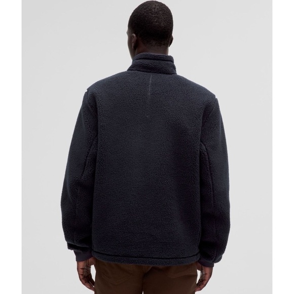 Lululemon Men’s High Pile Fleece Full-Zip Jacket in Black Night XL NWT - Picture 2 of 10